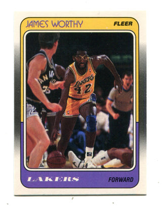 James Worthy 1988 Fleer #7 Card