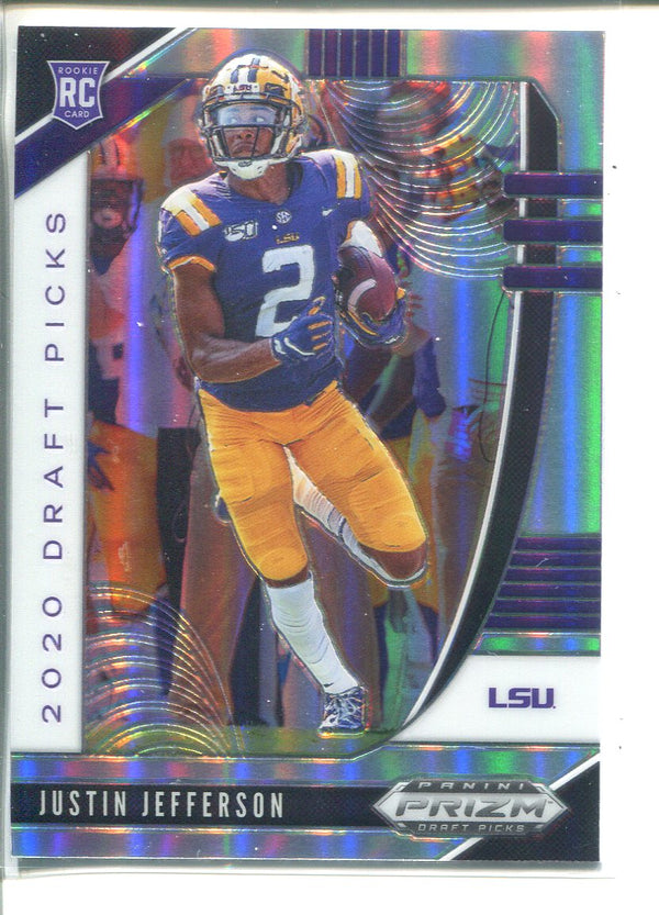 2020 Panini Prizm Rookie Gear Justin Jefferson Rookie Card 