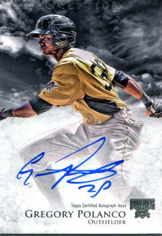 Gregory Polanco Autographed Topps Card