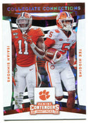 Tee Higgins & Isaiah Simmons 2020 Panini Contenders Draft Picks Rookie Card