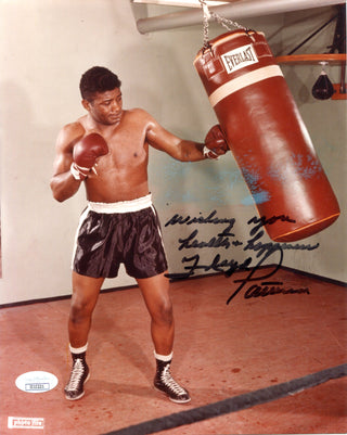 Floyd Patterson Autographed Inscribed 8x10 Photo (JSA)