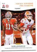 Tee Higgins & Isaiah Simmons 2020 Panini Contenders Draft Picks Rookie Card