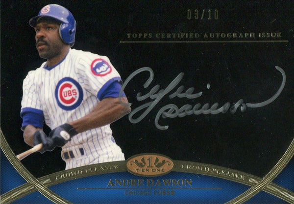 Andre Dawson 2012 Topps Autographed Card 3/10