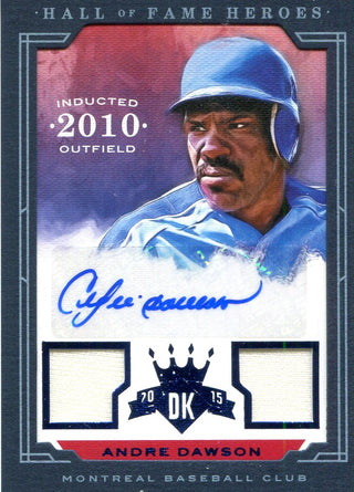 Andre Dawson Autographed/Jersey Panini Card