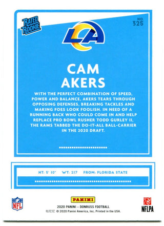 Cam Akers Donruss Rated Rookie