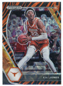 Kai Jones 2021 Panini Prizm Draft Picks Zebra Prizm Card #14