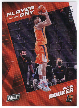 Devin Booker 2021-22 Panini Player of the Day Foil Card #40