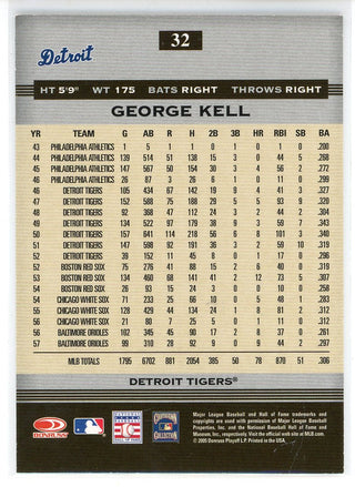 George Kell "HOF 83" Autographed 2005 Donruss Greats Card #32
