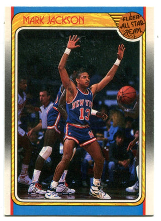 Mark Jackson 1988 Fleer All-Star #121 Card