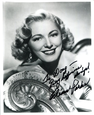 Eleanor Parker Autographed Black & White 8x10 Photo