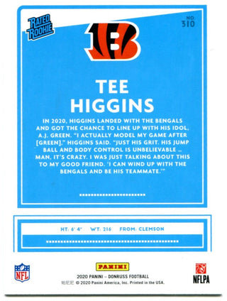 Tee Higgins Donruss Rated Rookie