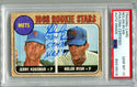 Nolan Ryan / Jerry Koosman 1968 Mets #177  Topps (PSA Auto Mint 10) Card
