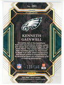 Kenneth Gainwell 2021 Select Red/Green/Blue Prizm Rookie Card #281