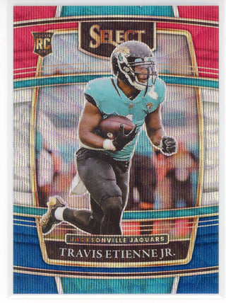 Travis Etienne Jr. 2021 Select Red/White/Blue Prizm Rookie Card #54