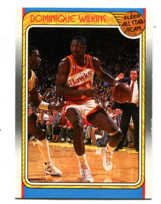 Dominique Wilkins 1988 Fleer All-Star #125 Card