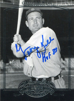 George Kell "HOF 83" Autographed 2005 Upper Deck Card
