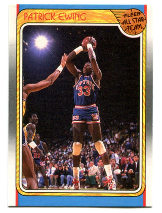 Patrick Ewing 1988 Fleer All-Star #130 Card