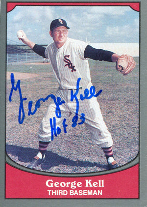 George Kell "HOF 83" Autographed 1990 Pacific Card