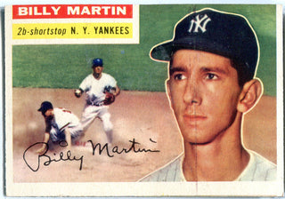 Billy Martin 1956 Topps Card