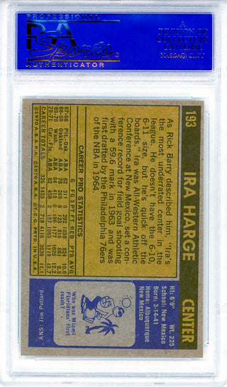 Ira Harge 1971 Topps Card #193 (PSA NM-MT 8)