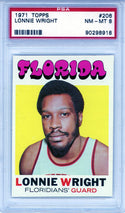Lonnie Wright 1971 Topps Card #206 (PSA NM-MT 8)