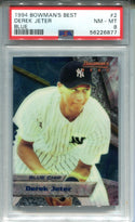Derek Jeter 1994 Bowman`s Best #2 PSA NM-MT 8 Card