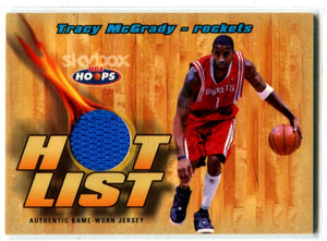 2004-5 Fleer Skybox NBA Hoops Hot List #HL/TM Tracy McGrady Jersey Card