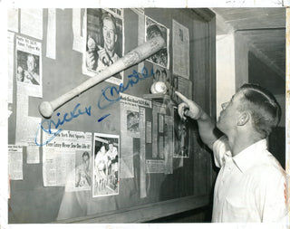 Mickey Mantle Autographed Original Photo (JSA)