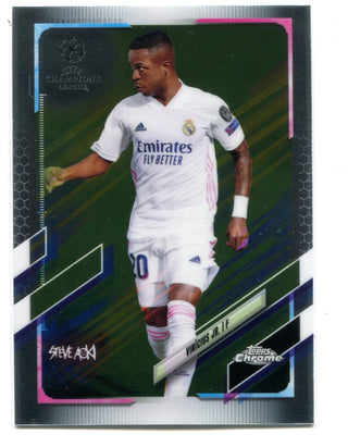 Vinicius Jr. 2021 Topps Chrome UEFA Champions League Steve Aoki #89