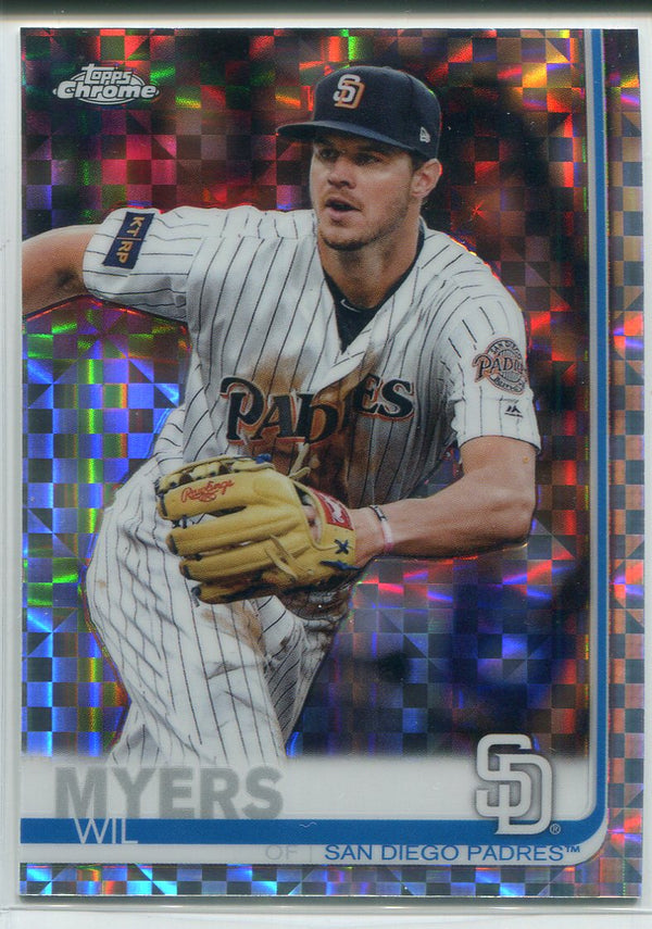 Wil Myers 2019 Topps Chrome X-Fractors Refractor Card