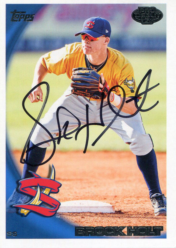 Brock Holt Autograph Baseball Card