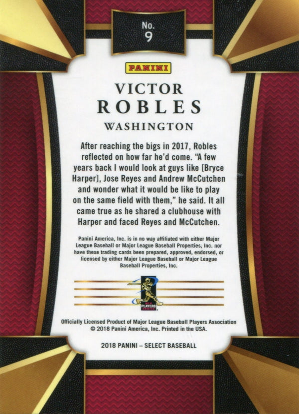 Victor Robles 2018 Panini Select Rookie Card