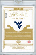 Jerry West 2021 Panini Flawless Collegiate Diamond Card #58