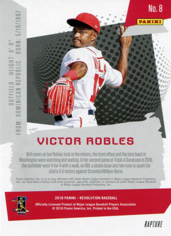 Victor Robles 2018 Panini Revolution Rookie Card