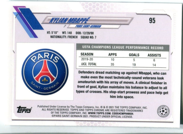 Neymar Jr. 2021 Topps Chrome UEFA Champions League Steve Aoki #16