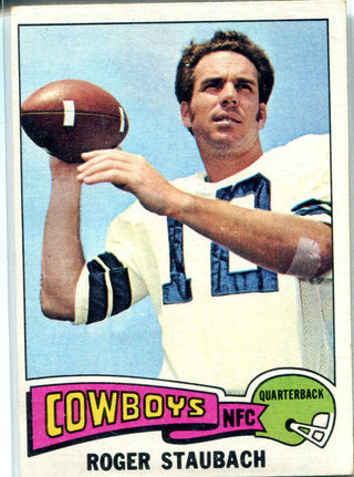 ROGER STAUBACH 1977 Topps 45 Football Card Dallas Cowboys 