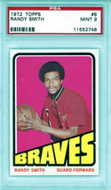Randy Smith 1972 Topps Card #8 (PSA Mint 9)