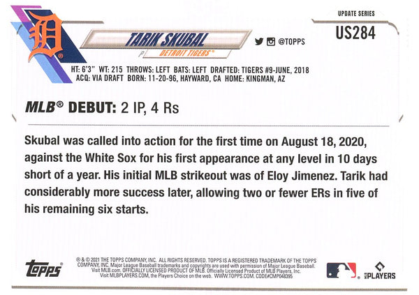 2021 Topps - Tarik Skubal #92 Vertical, Pitching (RC) for sale online 2021 Topps - Tarik Skubal #92 Vertical, Pitching (RC) for sale online