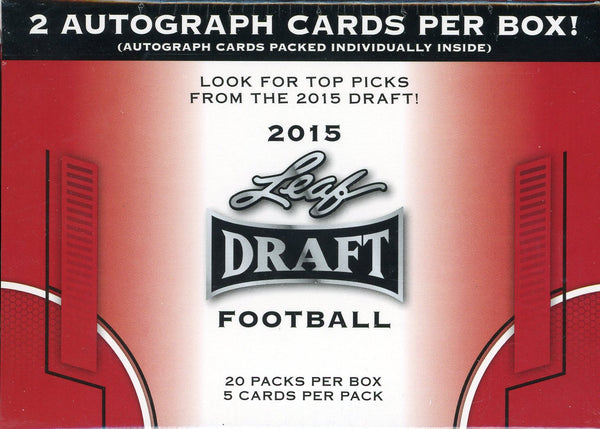 2015 Leaf Draft Football Blaster Retail Box