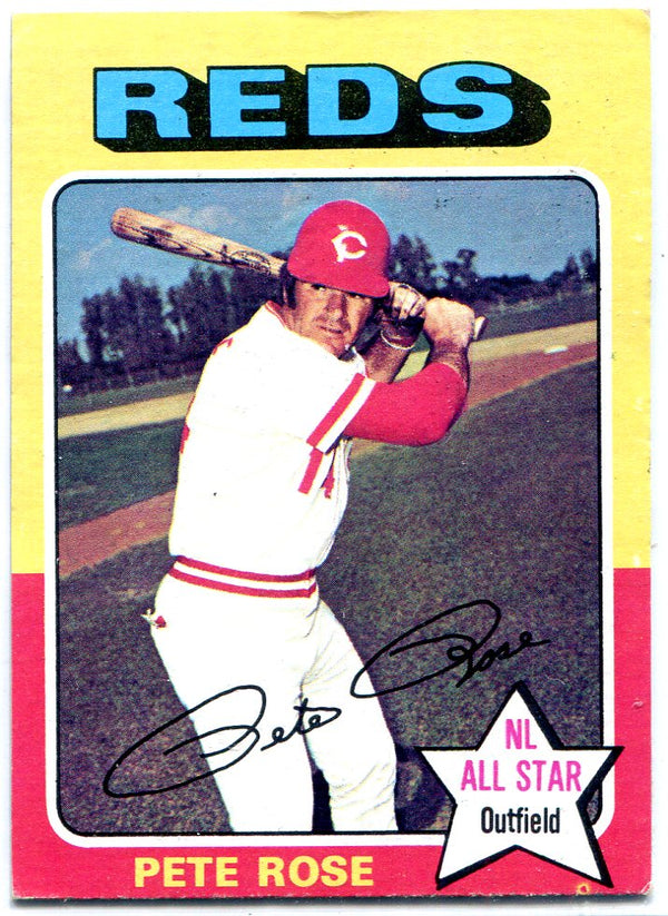 Pete Rose 1975 Topps Card #320