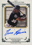 Tim Raines 2013 Topps Museum Collection Autographed Card
