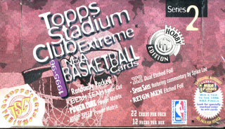 1995-96 Topps Basketball  Stadium Club Extreme Series 2 Hobby Box Factory Sealed
