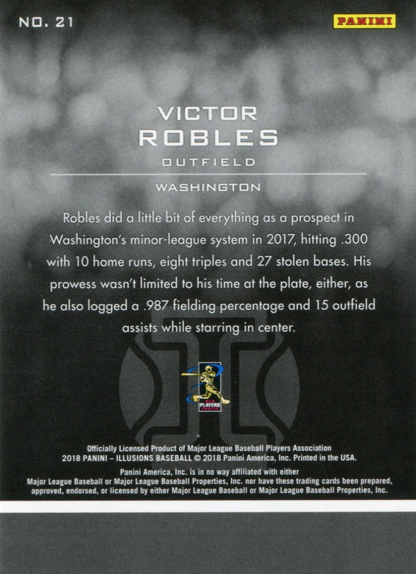 Victor Robles 2018 Panini Illusions Rookie Card