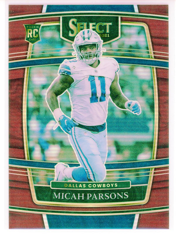 Micah Parsons Dallas Cowboys Autographed 2021 Panini Prizm