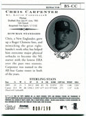 Chris Carpenter Bowman Sterling 2006 Jersey Card 008/199