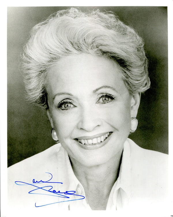 Jane Powell Autographed Black & White 8x10 Photo