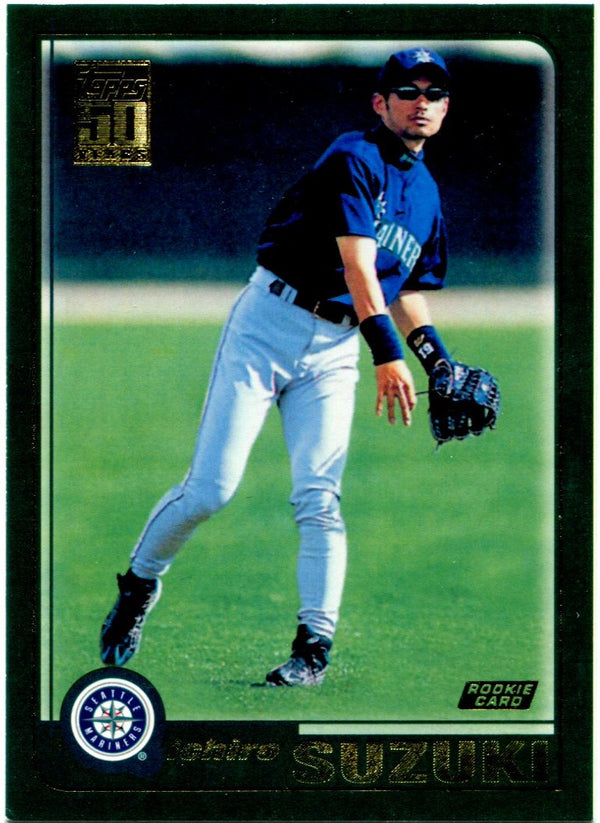 Ichiro 2001 Rookie Reprint Topps 50 Years