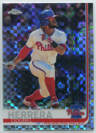 Odubel Herrera 2019 Topps Chrome X-Fractors Refractor Card