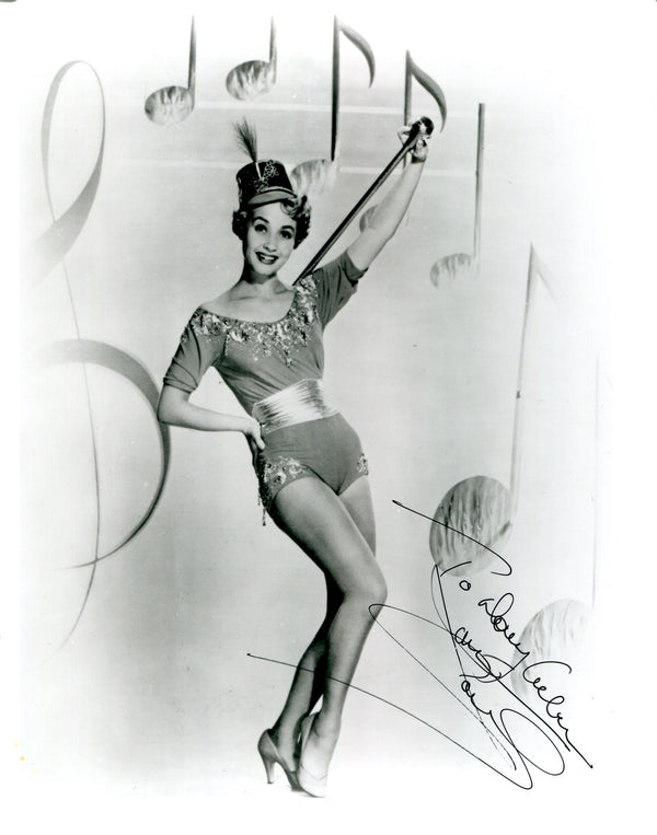 Jane Powell Autographed B&W 8x10 Photo