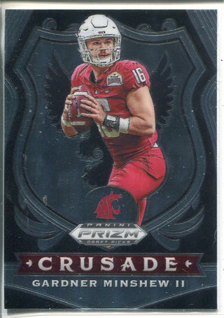 Gardner Minshew II 2020 Panini Prizm Draft Picks Crusade Card